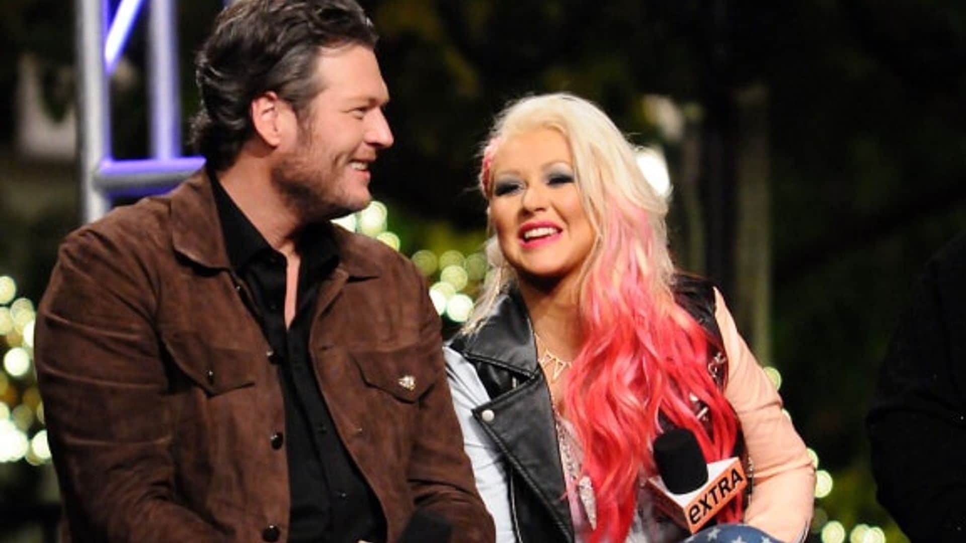 Christina Aguilera gives relationship advice to Gwen Stefani and Blake Shelton