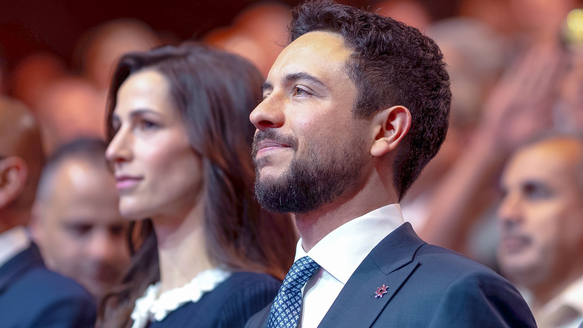 HRH Crown Prince Al Hussein, accompanied by HRH Princess Rajwa Al Hussein, attends the Crown Prince Foundation’s 10th anniversary celebration.