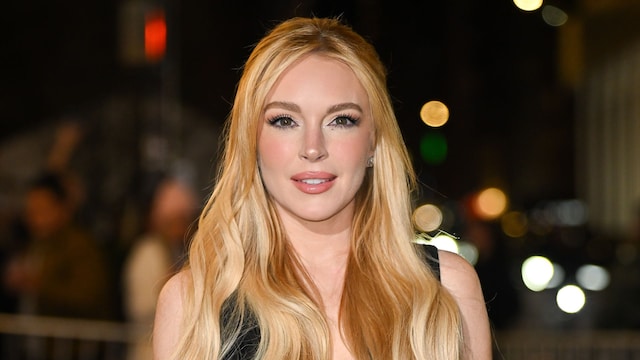 Lindsay Lohan attends the Our Little Secret screening at The Paris Theatre on November 18, 2024 in New York City
