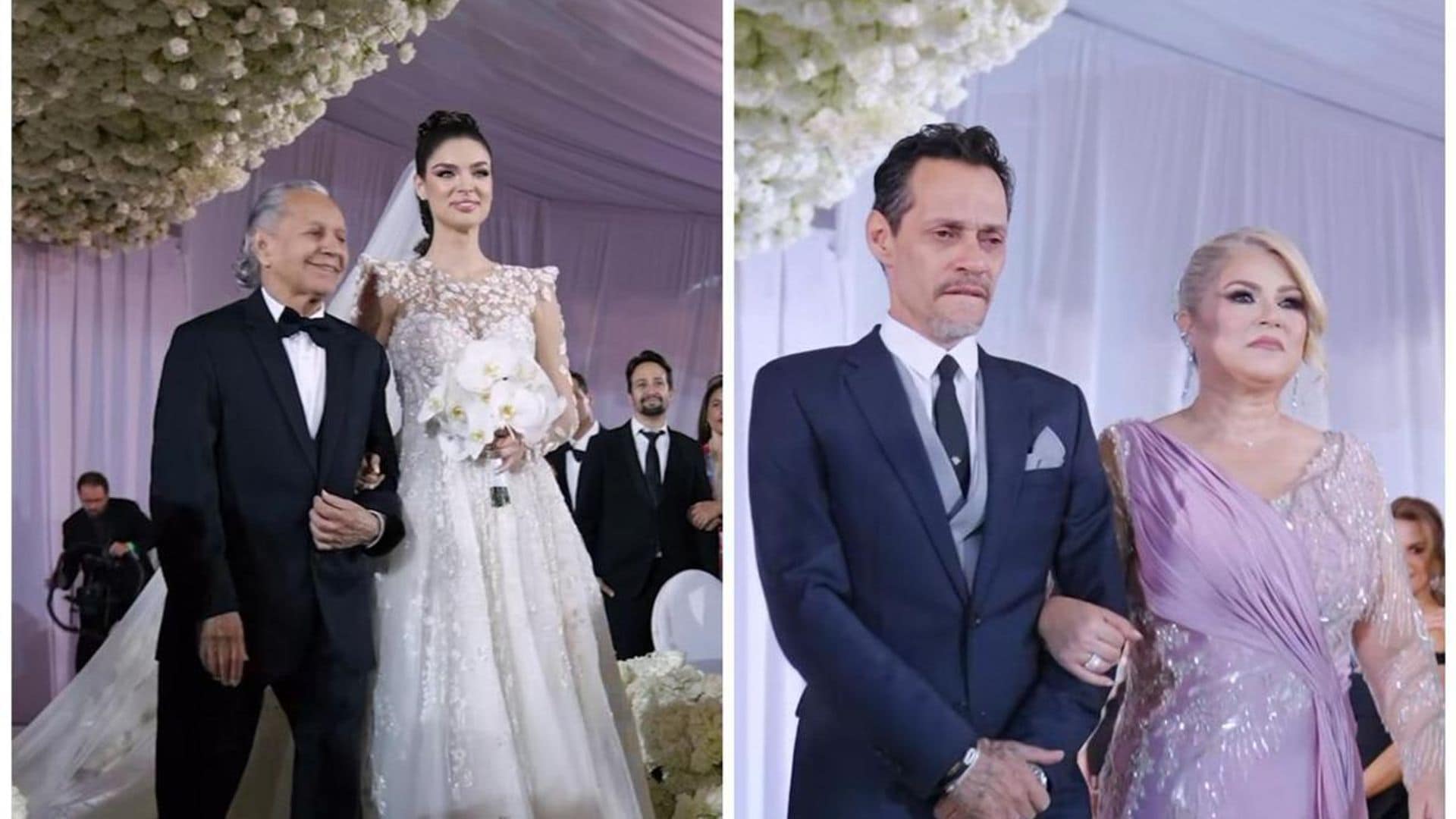 The most heartwarming moments of Marc Anthony and Nadia Ferreira’s wedding