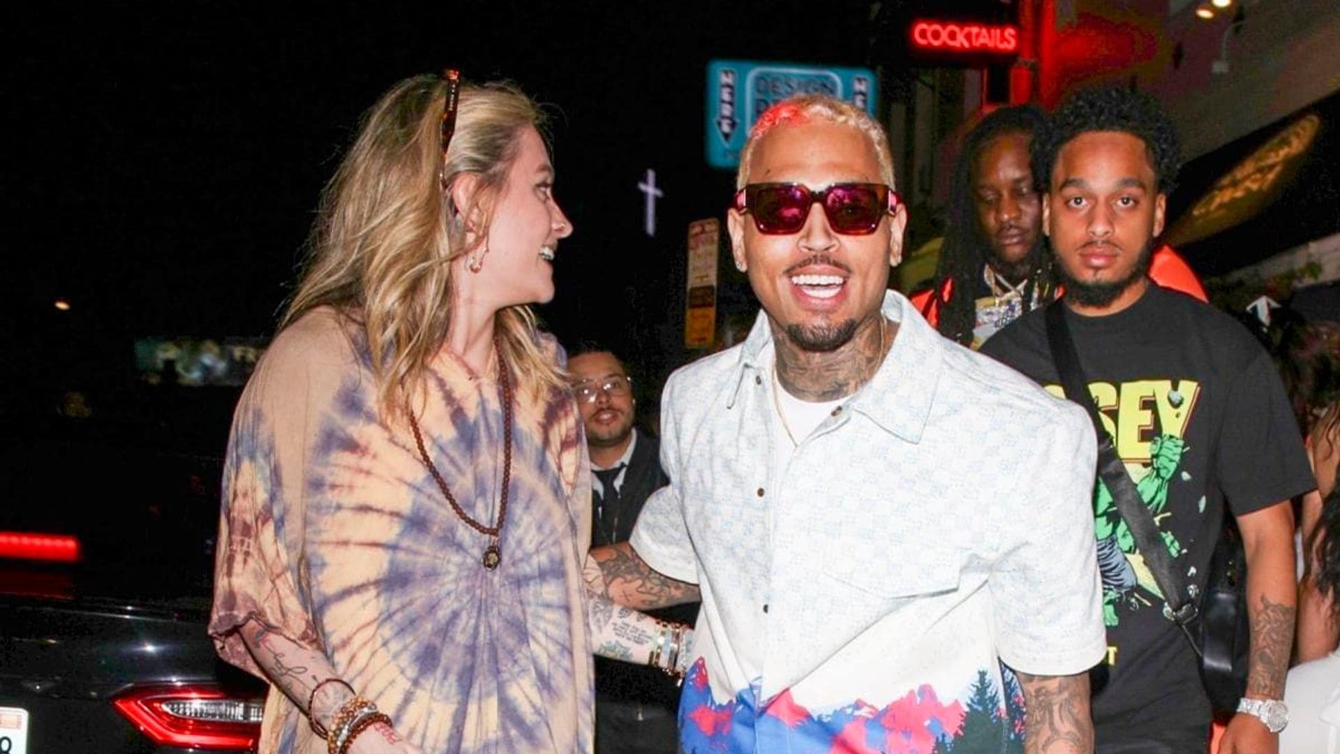Paris Jackson spends time with Chris Brown on his birthday