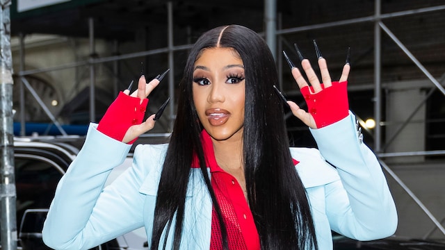Cardi B is seen in Chelsea on November 02, 2021 in New York City. (Photo by Gotham/GC Images)