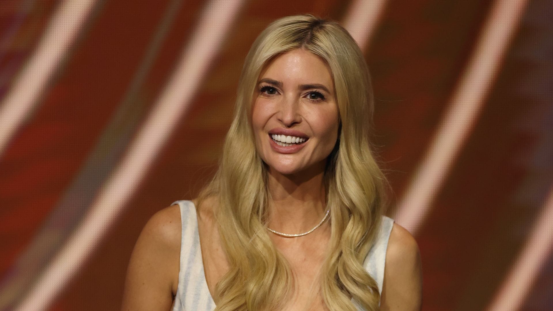 Ivanka Trump stuns in a chic cream-colored ensemble at a Miami birthday party