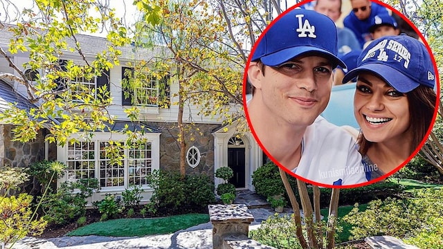 Ashton Kutcher and Mila Kunis home