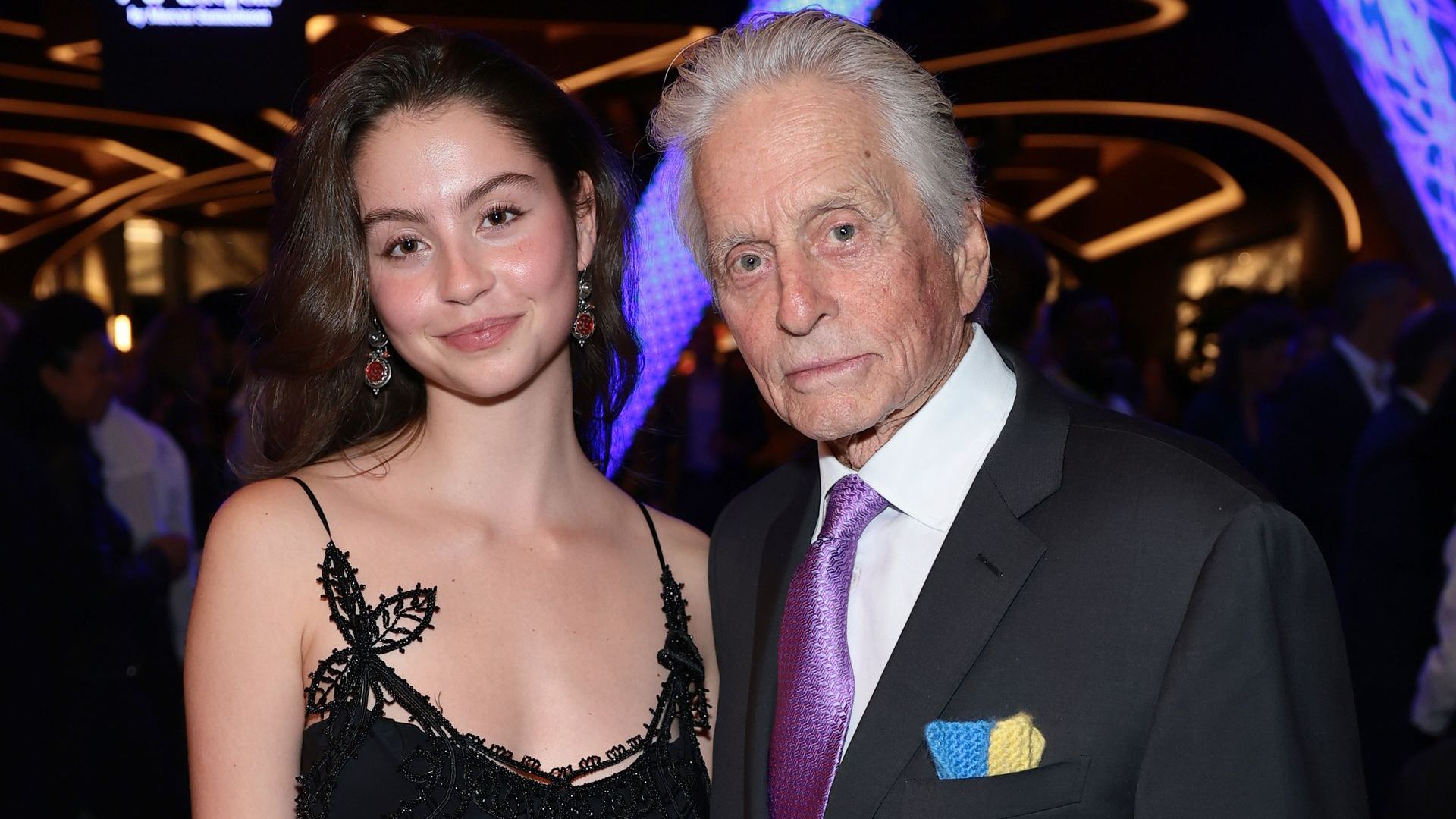 Carys, the spitting image of Catherine Zeta-Jones, dazzles in the same dress her mother wore 20 years ago