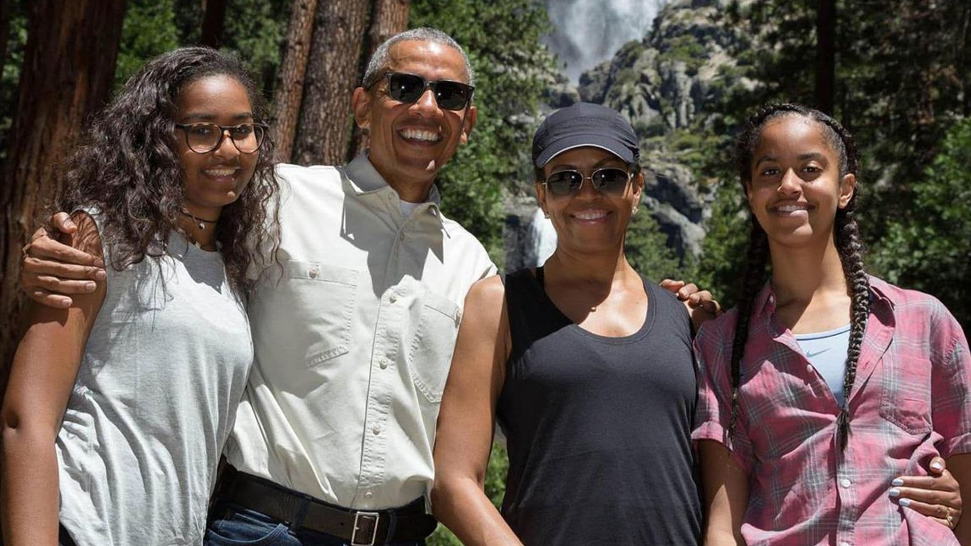 Malia and Sasha Obama’s dad Barack on having the girls home full time