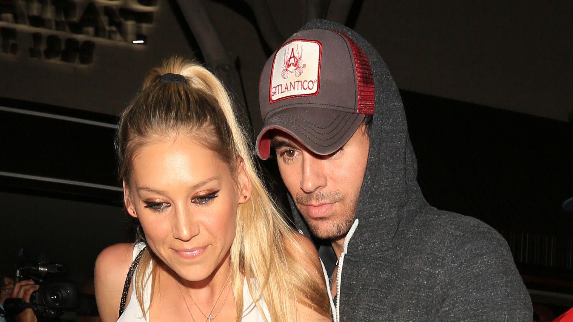 Enrique Iglesias and Anna Kournikova step out with their kids after health scare