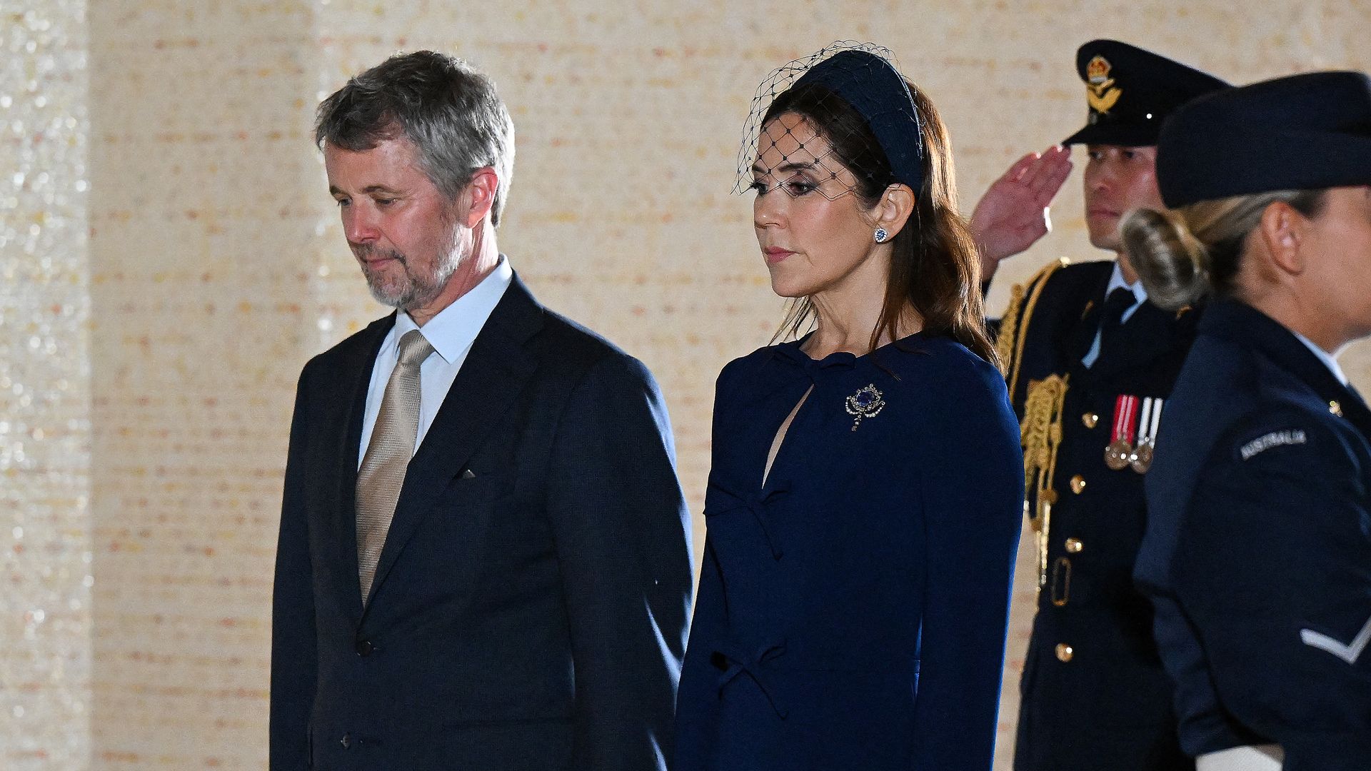 Frederik and Mary of Denmark Turn Heads as They Walk Through Copenhagen to the Funeral of Their Confessor of 10 Years