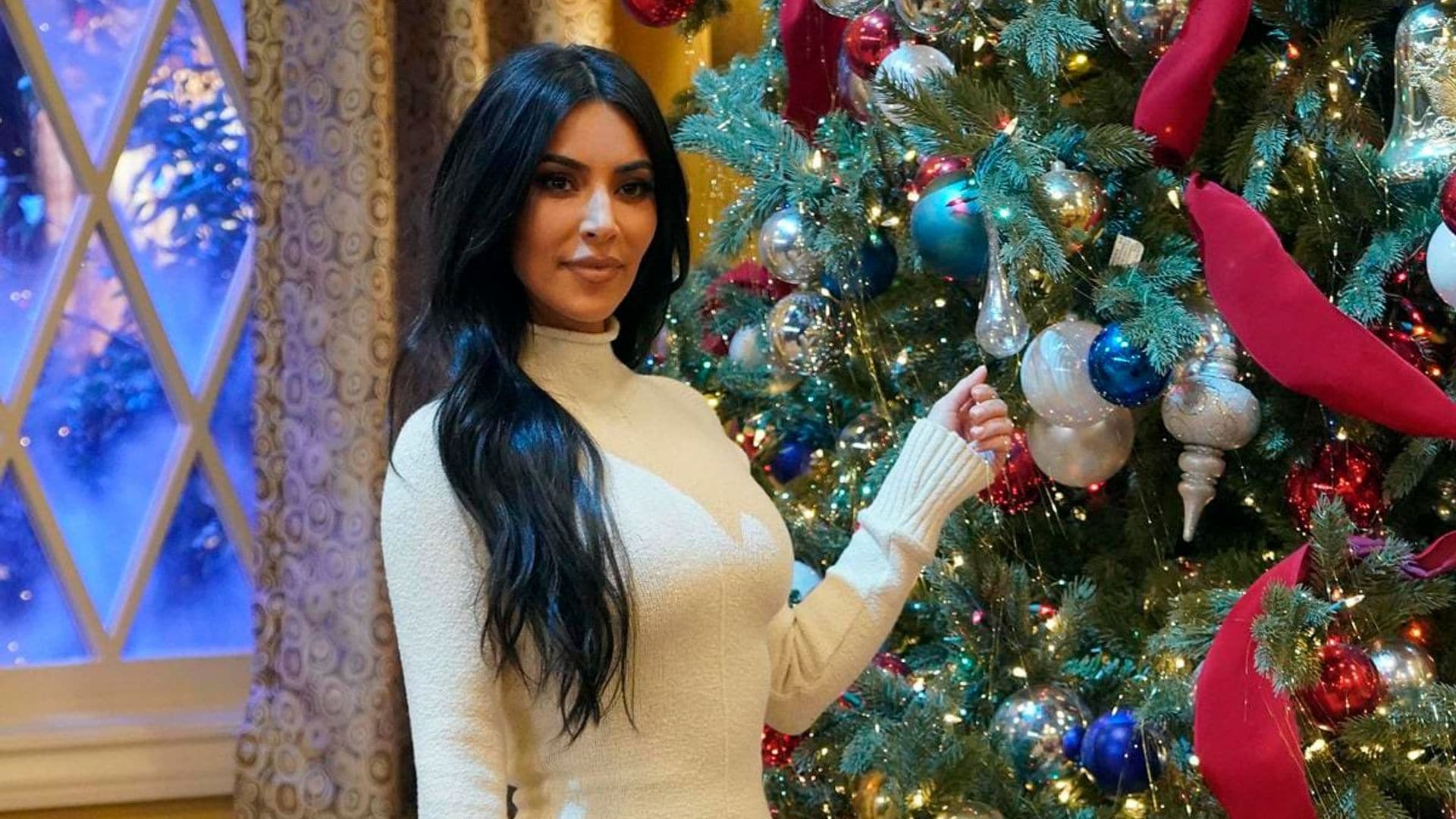 Kim Kardashian reveals there’s 12 Christmas trees in her home