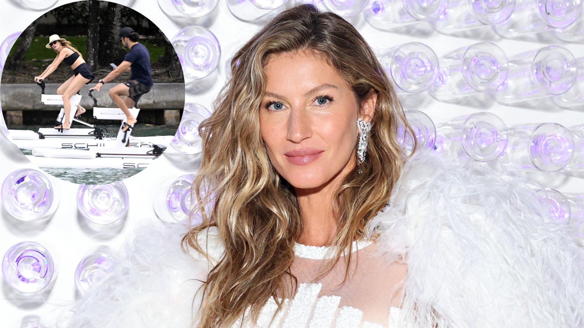 Gisele Bündchen and Joaquim Valente take their workout to the water in Miami