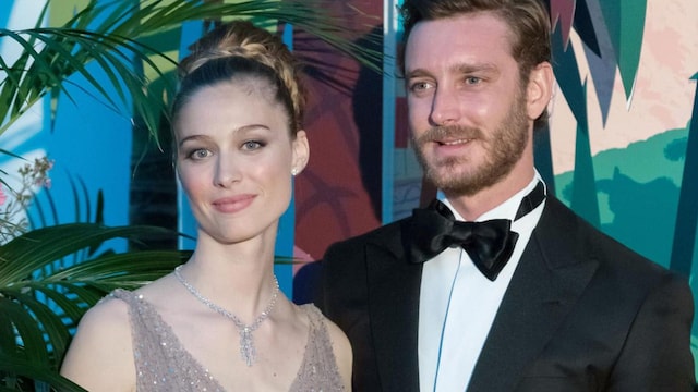 Beatrice Borromeo and Pierre Casiraghi step out with face masks in Monaco