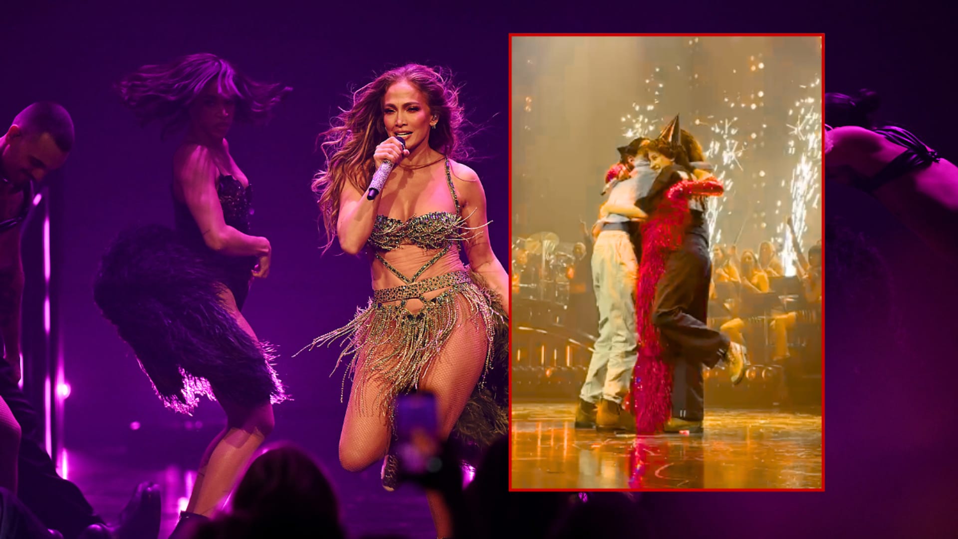 Jennifer Lopez’s Twins Emme and Max Share Heartfelt Onstage Moment in her Las Vegas Residency