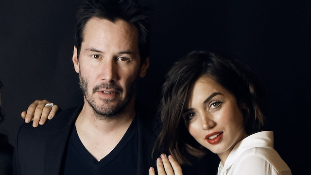 Keanu Reeves and Ana de Armas in 2015