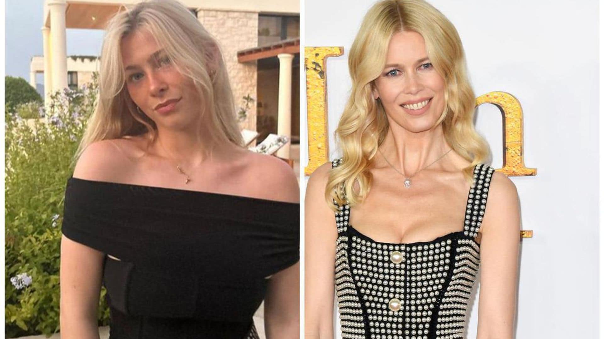 Claudia Schiffer’s daughter looks just like her in stunning new photos