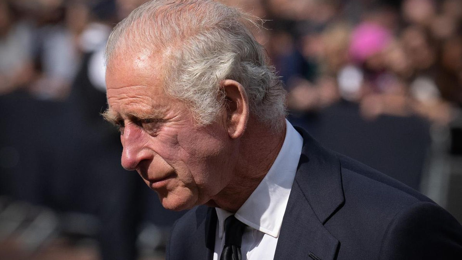 King Charles III and the Queen Consort arrive at Buckingham Palace