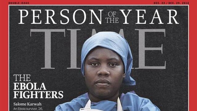 Ebola survivor and counsellor Salome Karwah appeared on on of the covers