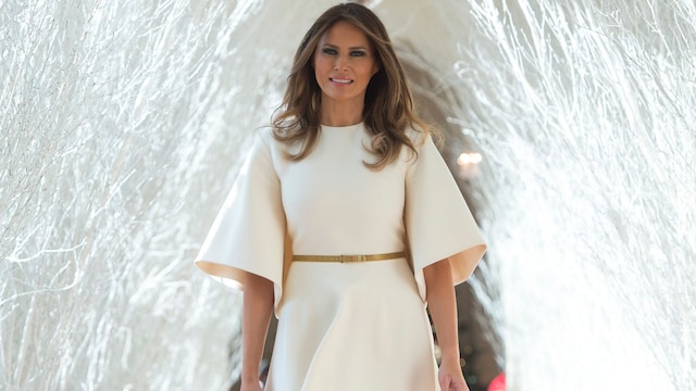 Melania Trump's Christmas decorations return to the White House, and she's asking for help