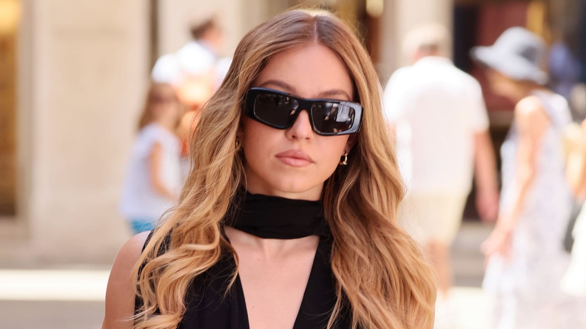 Sydney Sweeney wears a romantic look at Jeff Bezos and Lauren Sánchez's Venice pre-wedding