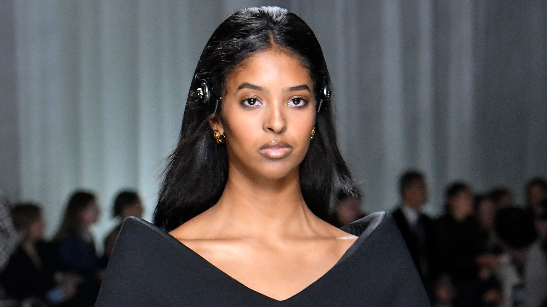 Natalia Bryant turns heads in sheer gown and minimal jewelry at Milan Fashion Week