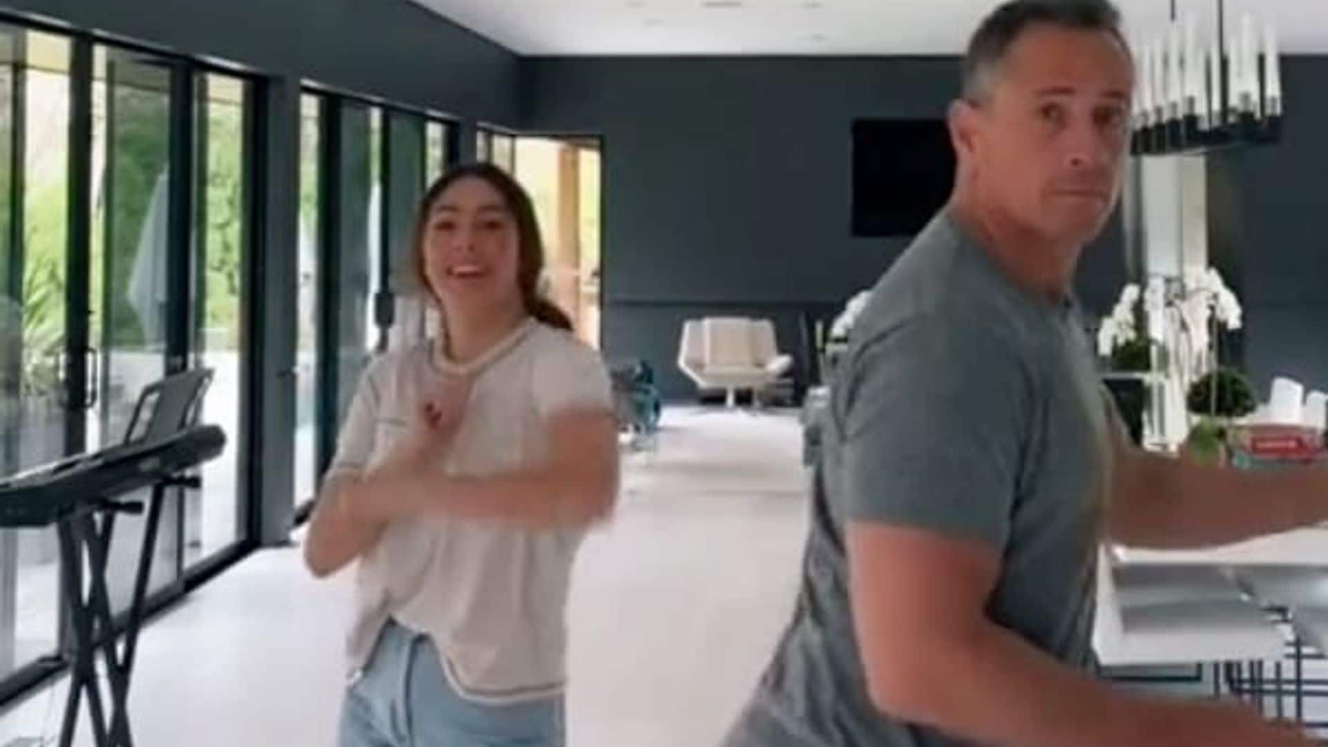 Watch Chris Cuomo dance with daughter after beating the virus and more