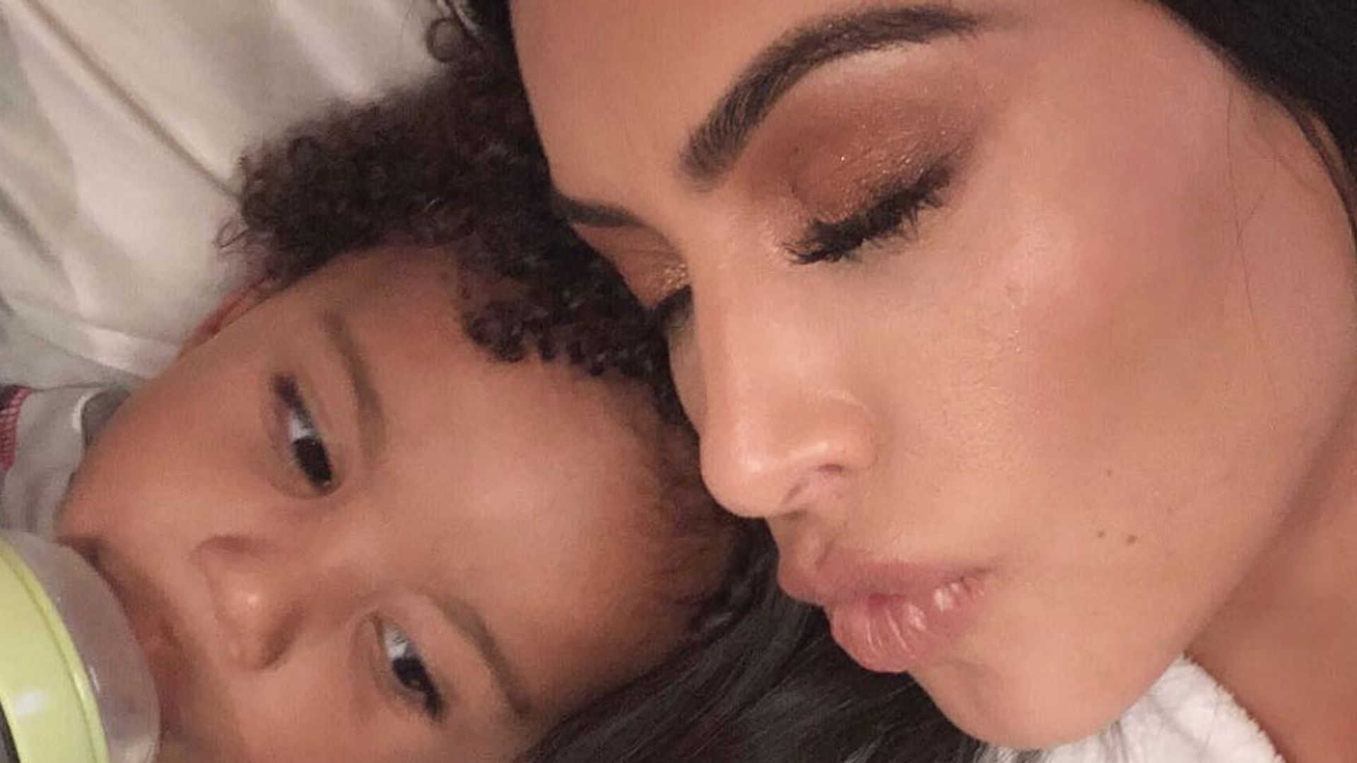 Kim Kardashian's boys Saint and Psalm are the sweetest in new photo