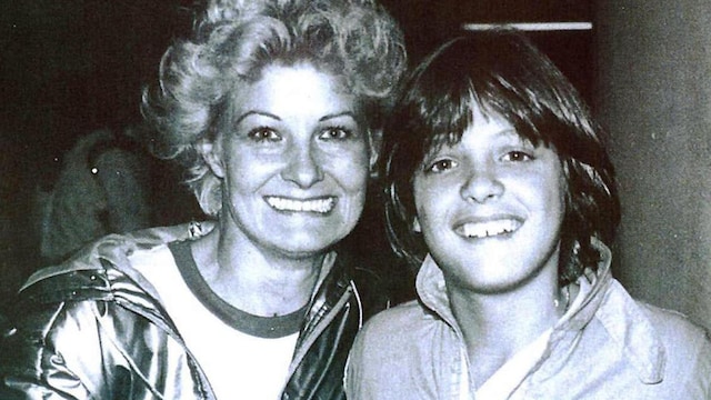Luis Miguel with his mother