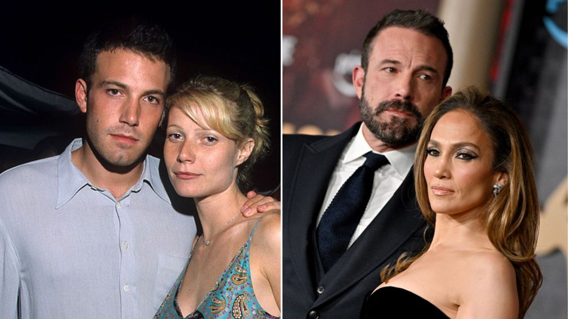 Ben Affleck with Gwyneth and JLo