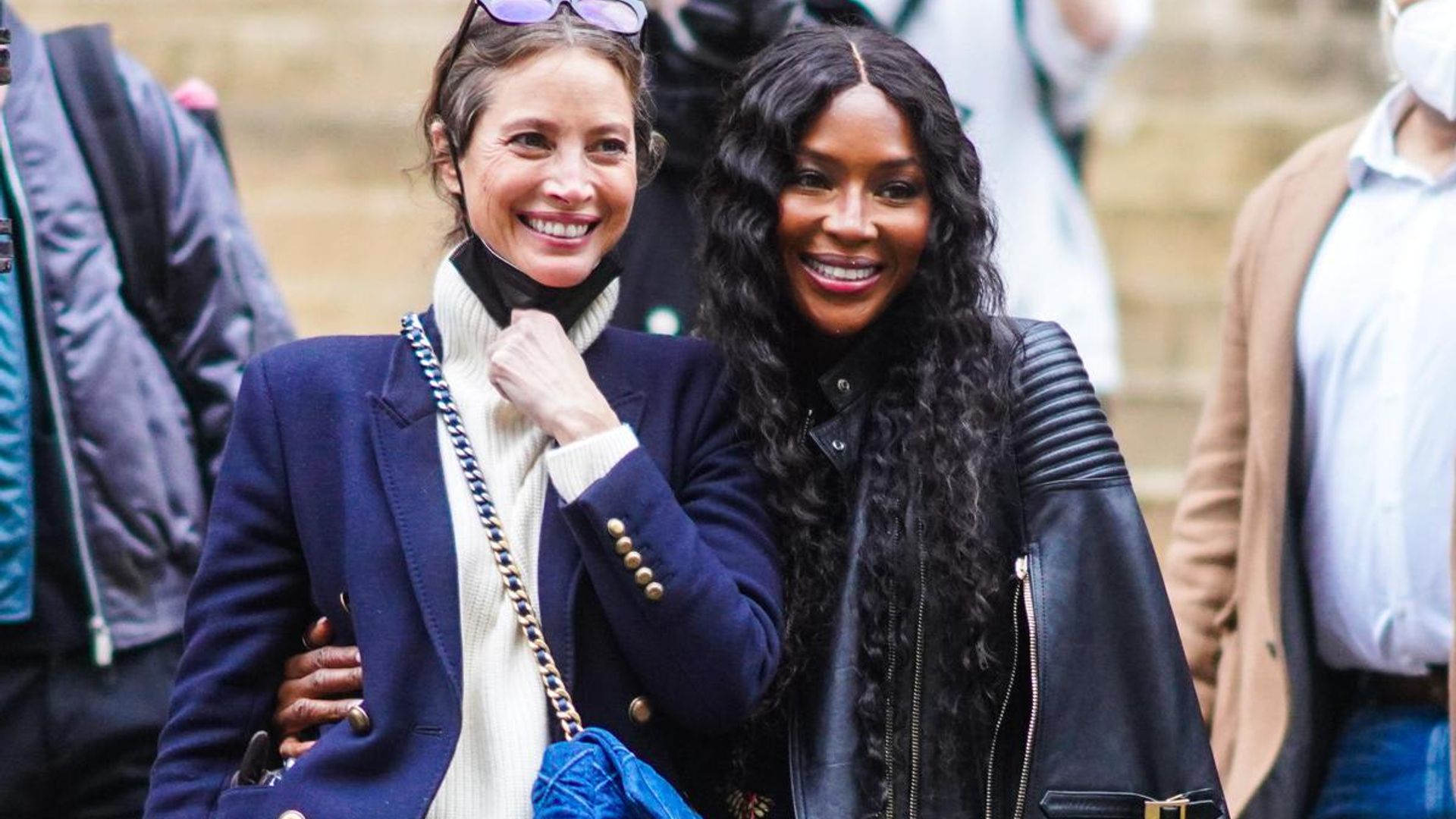 Naomi Campbell celebrates her first roommate and BFF Christy Turlington