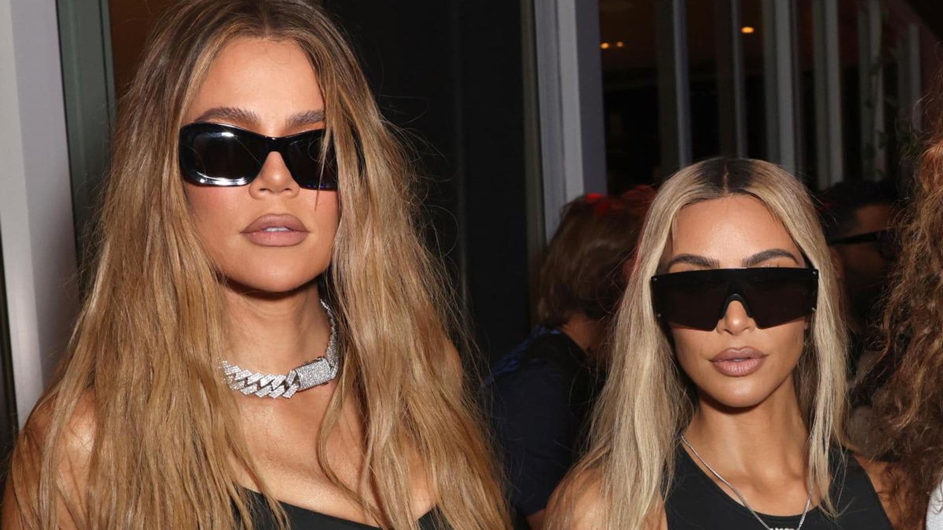 Khloé and Kim Kardashian visit a women’s shelter with North, True, and Dream