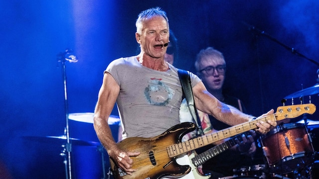 British musician and actor Sting