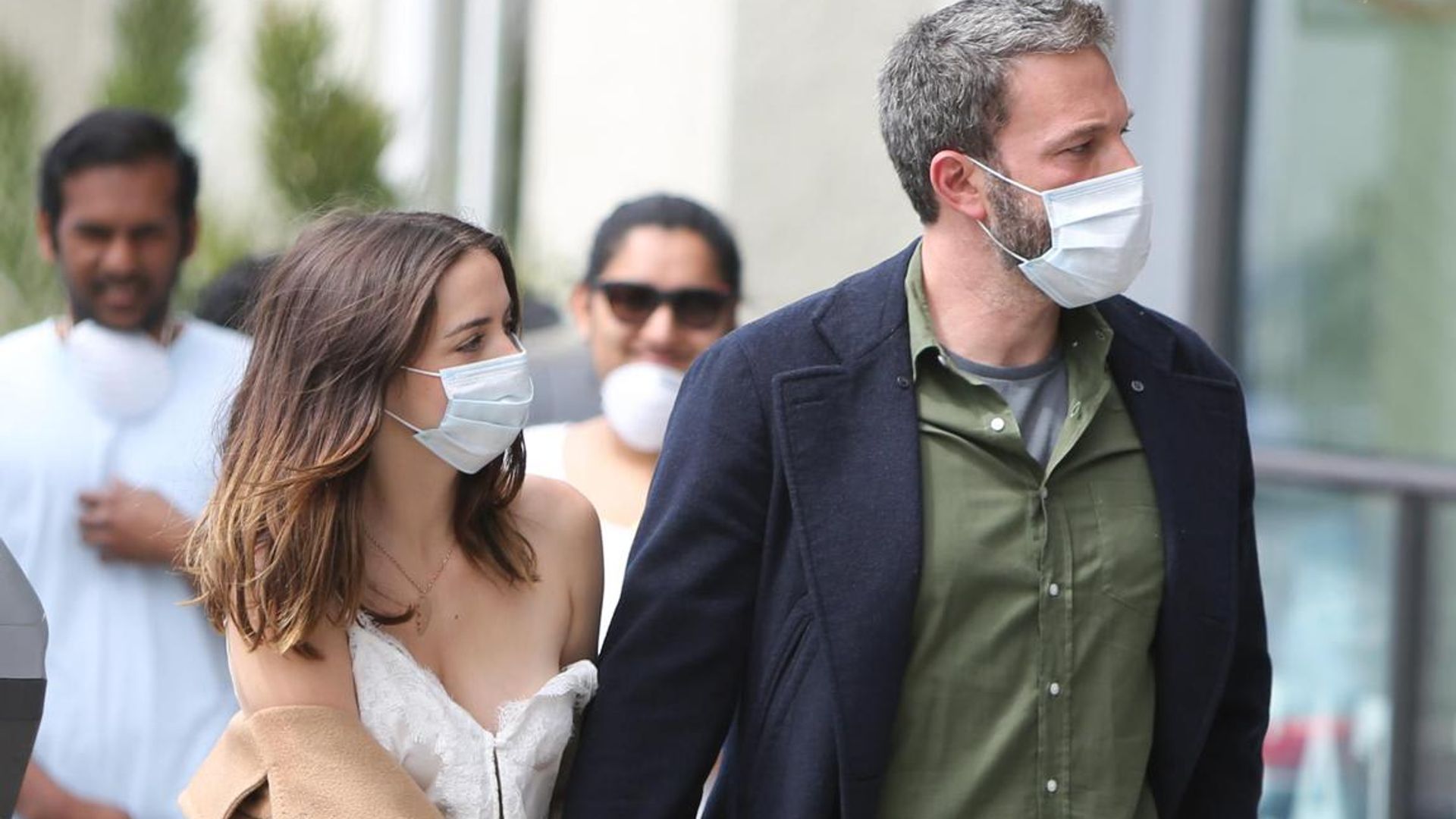 Ben Affleck and Ana de Armas step out with his and Jennifer Garner’s kids