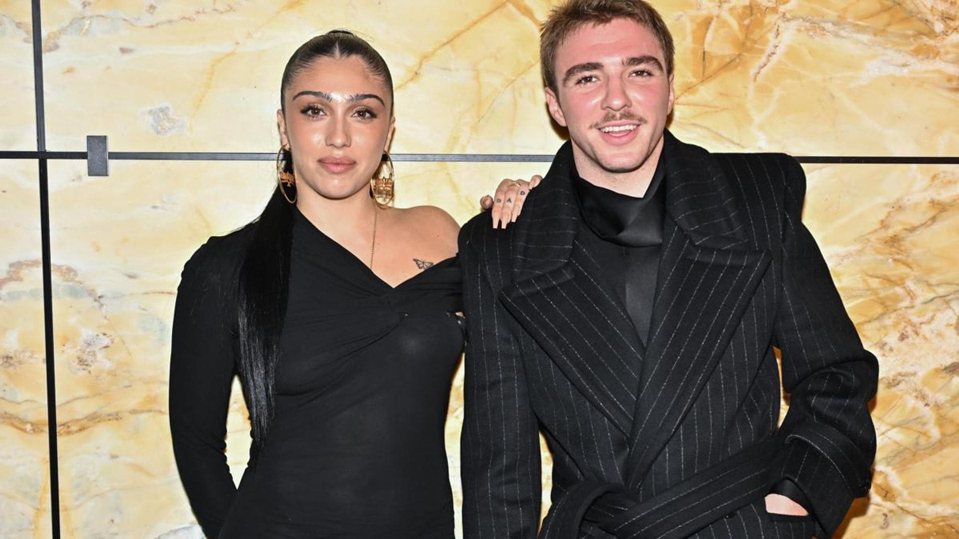 Madonna’s children at Paris Fashion Week together: See Lourdes Leon and Rocco Ritchie’s chic looks