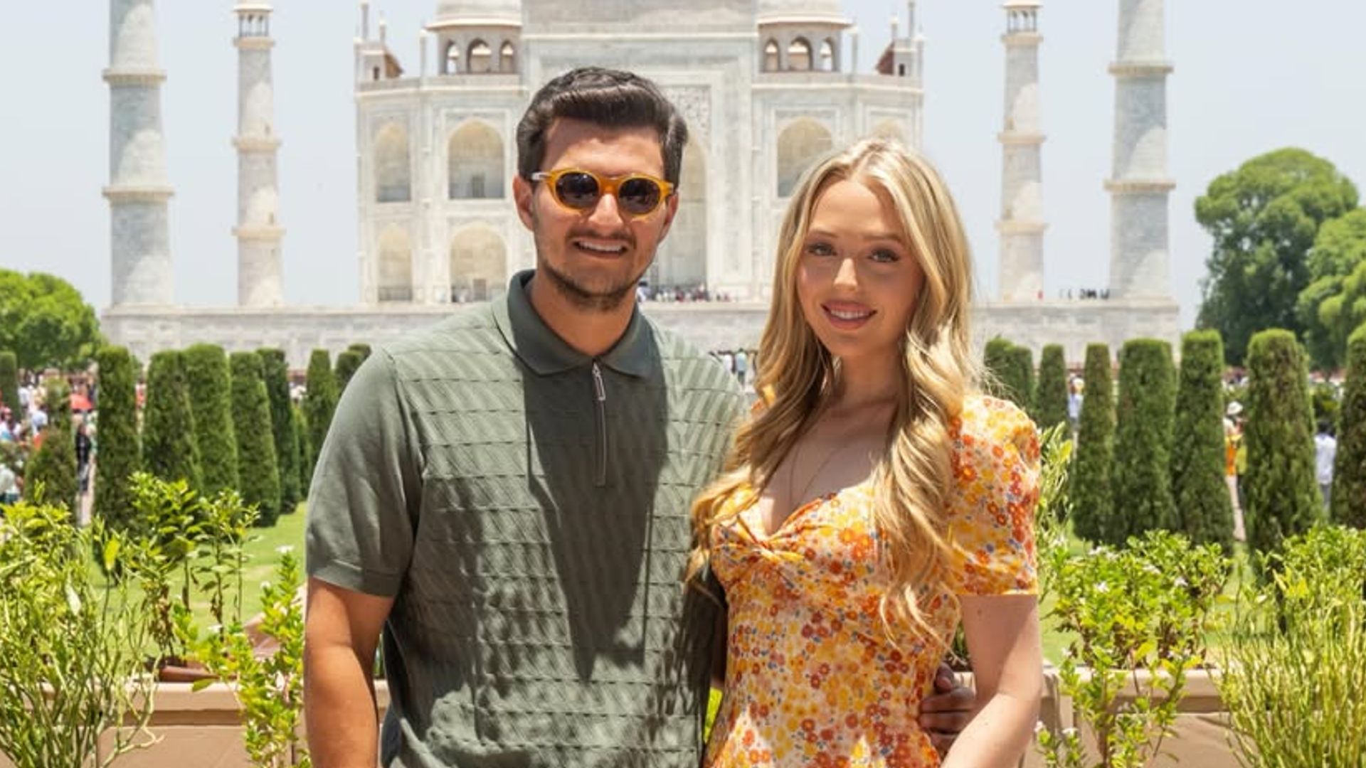 Tiffany Trump and Michael Boulos traveled to the Taj Mahal together
