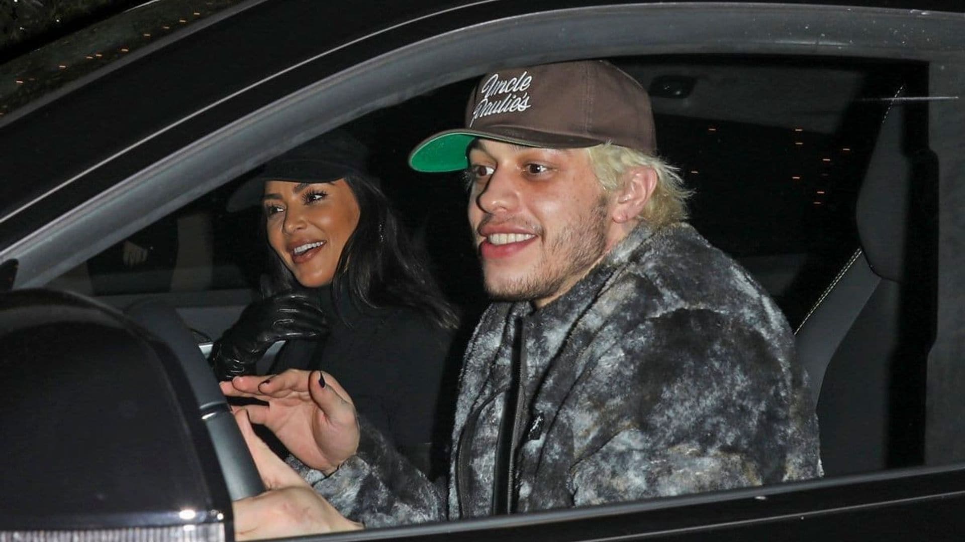 Kim Kardashian and Pete Davidson are all smiles in the Bahamas during their first vacation as a couple