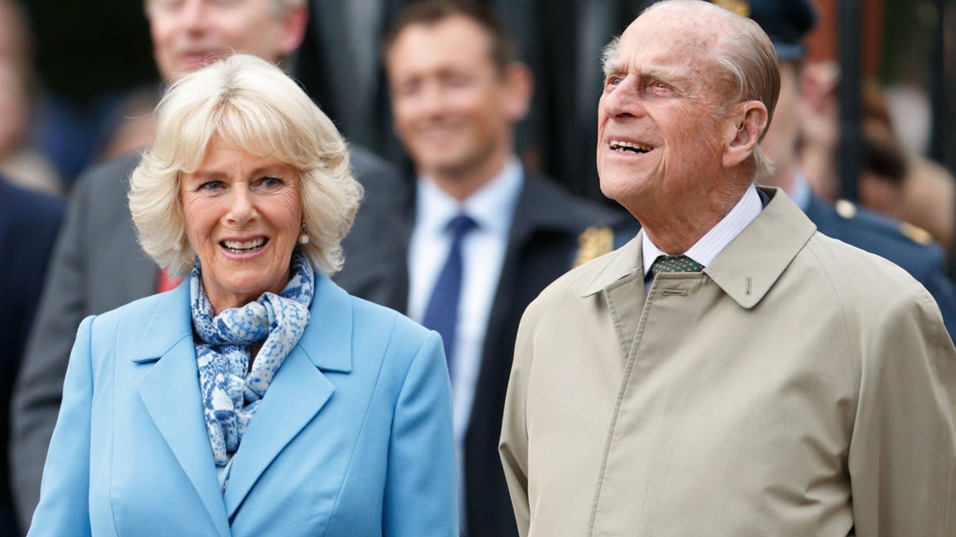 The Duchess of Cornwall says father-in-law Prince Philip is ‘slightly improving’