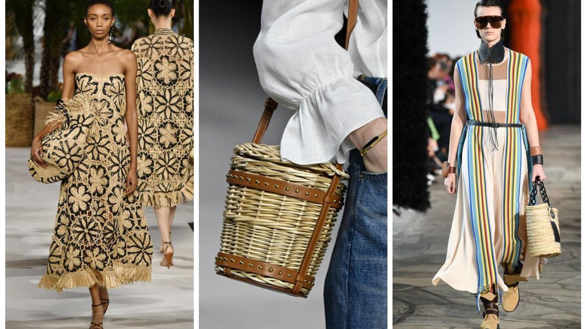 Strut your stuff with the trendiest raffia purses this summer