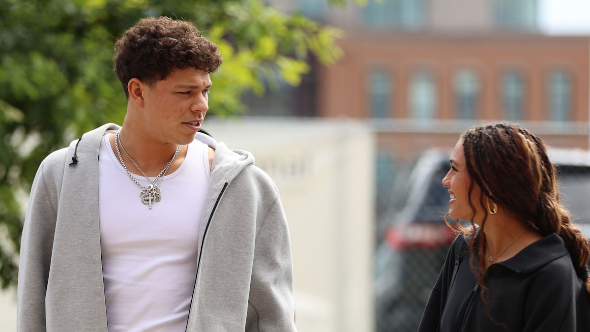 Trinity Rodman and Ben Shelton share a sweet kiss at a&hellip;