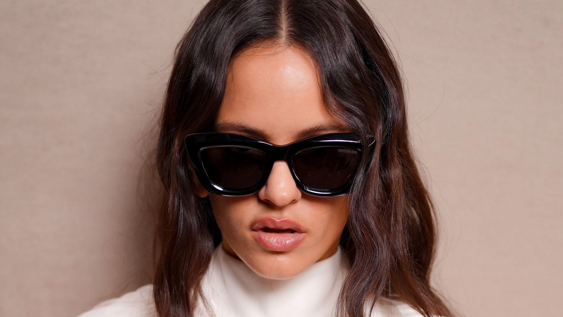 RosalÃ­a at the Christian Dior fashion show as part of Spring/Summer 2026 Paris Fashion Week held at Les Tuileries on October 01, 2025 in Paris, France. (Photo by Swan Gallet/WWD via Getty Images) 