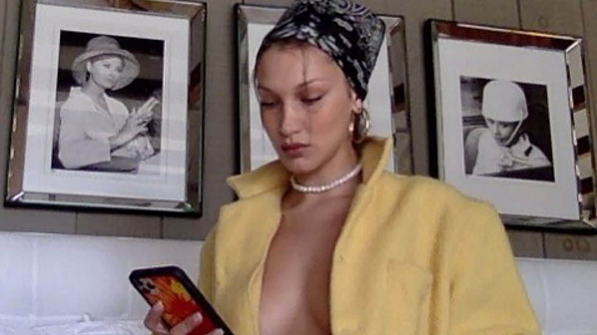 Bella Hadid is back to Instagram after doing a social media cleanse