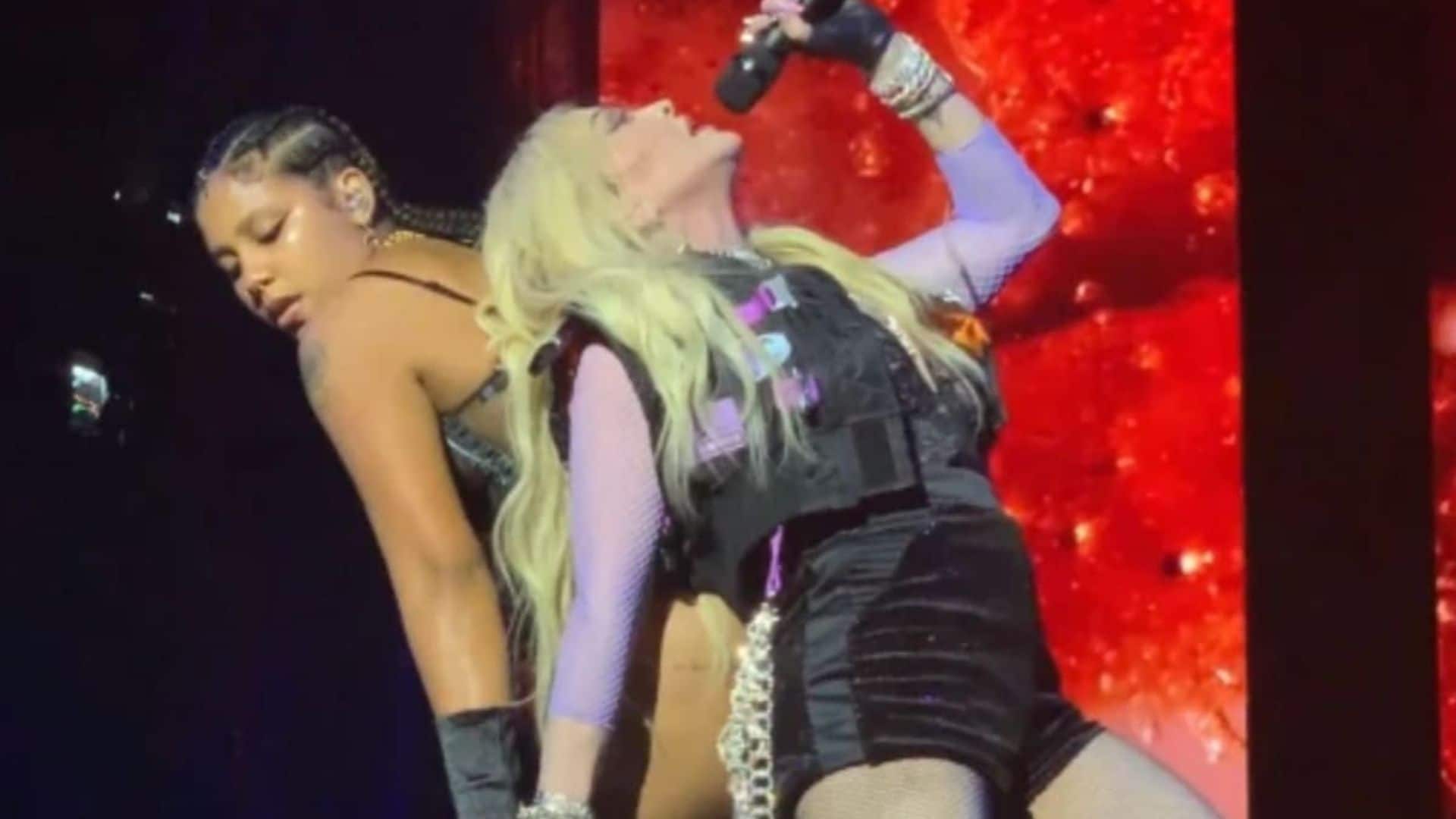 WATCH: Madonna shares intense kiss with rapper Tokischa during Pride performance