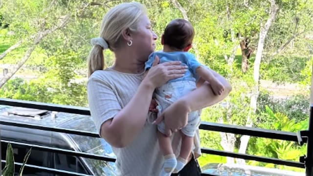 It's a boy! Nadia Ferreira's mother reveals the sex of Marc Anthony's newborn