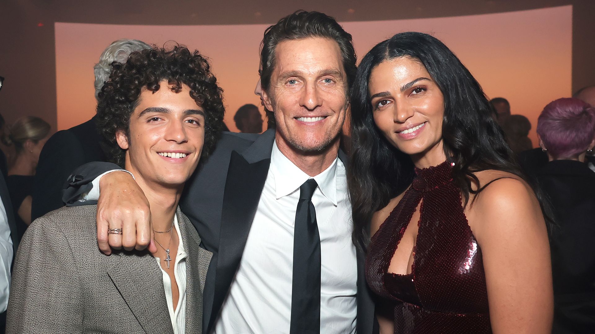 Camila Alves and Matthew McConaughey’s son Levi looks like the perfect mix of his parents at glamorous family outing