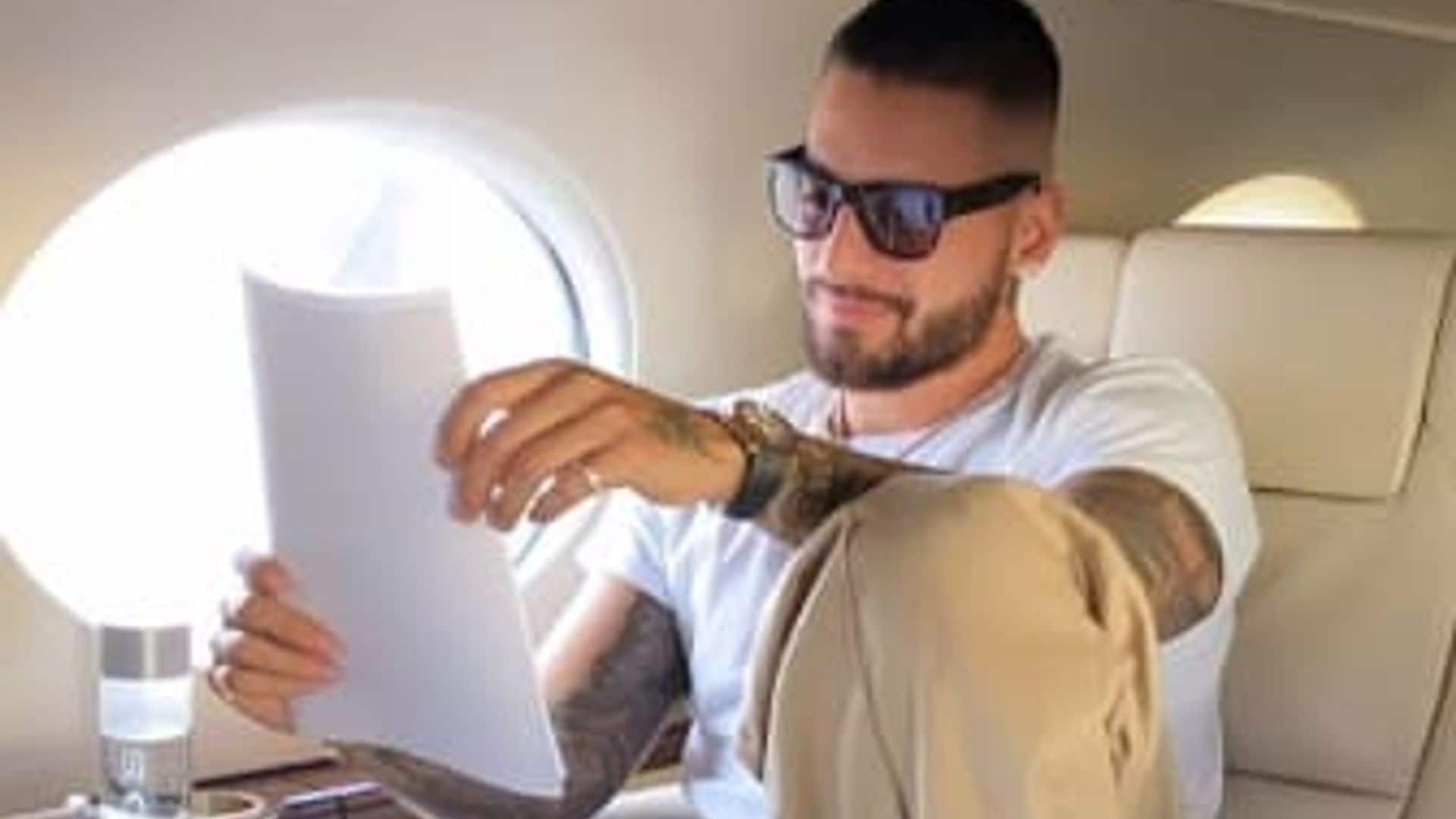 Maluma shares BTS pictures from his day on the set of ‘Marry Me’