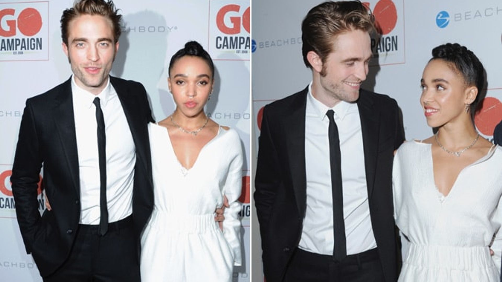 Robert Pattinson and FKA Twigs look loved up on rare date night out