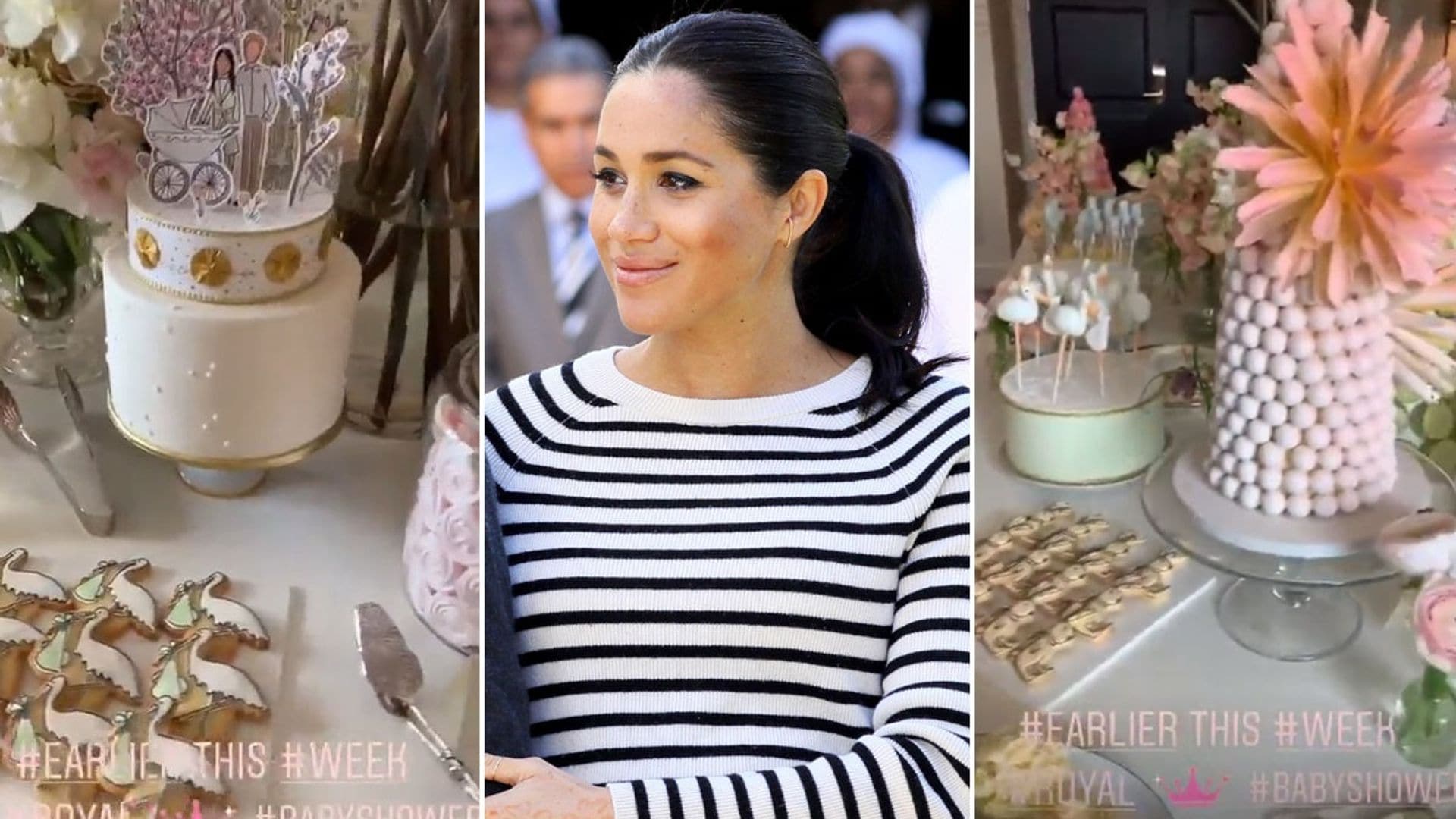 Meghan Markle's sweets table revealed in behind the scenes baby shower video