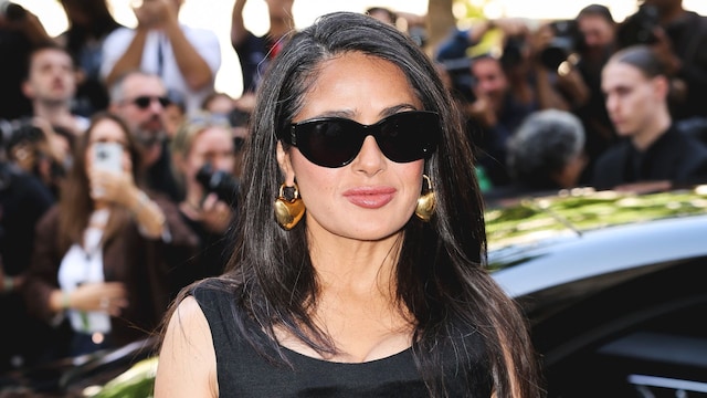 Salma Hayek's 'Sexico' shirt steals the show at Glastonbury