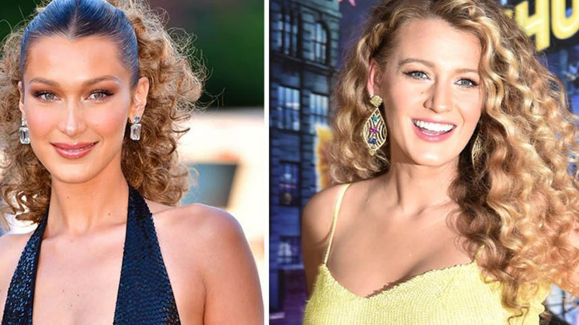 Love curly hair? Rock it retro like Blake Lively and Bella Hadid