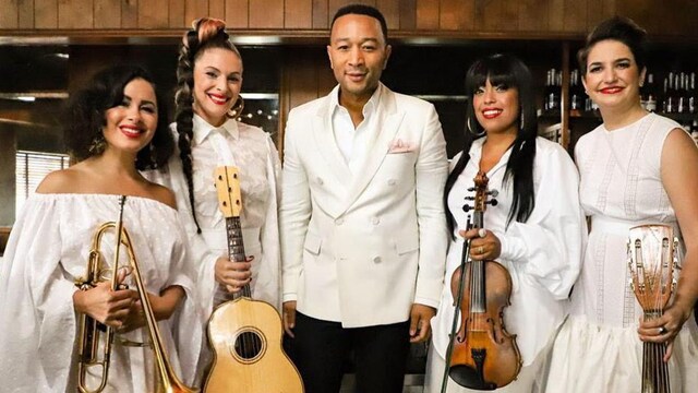 John Legend and Flor de Toloache