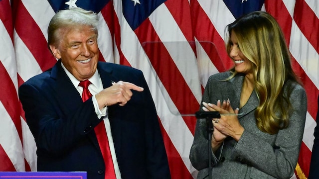 Donald and Melania Trump