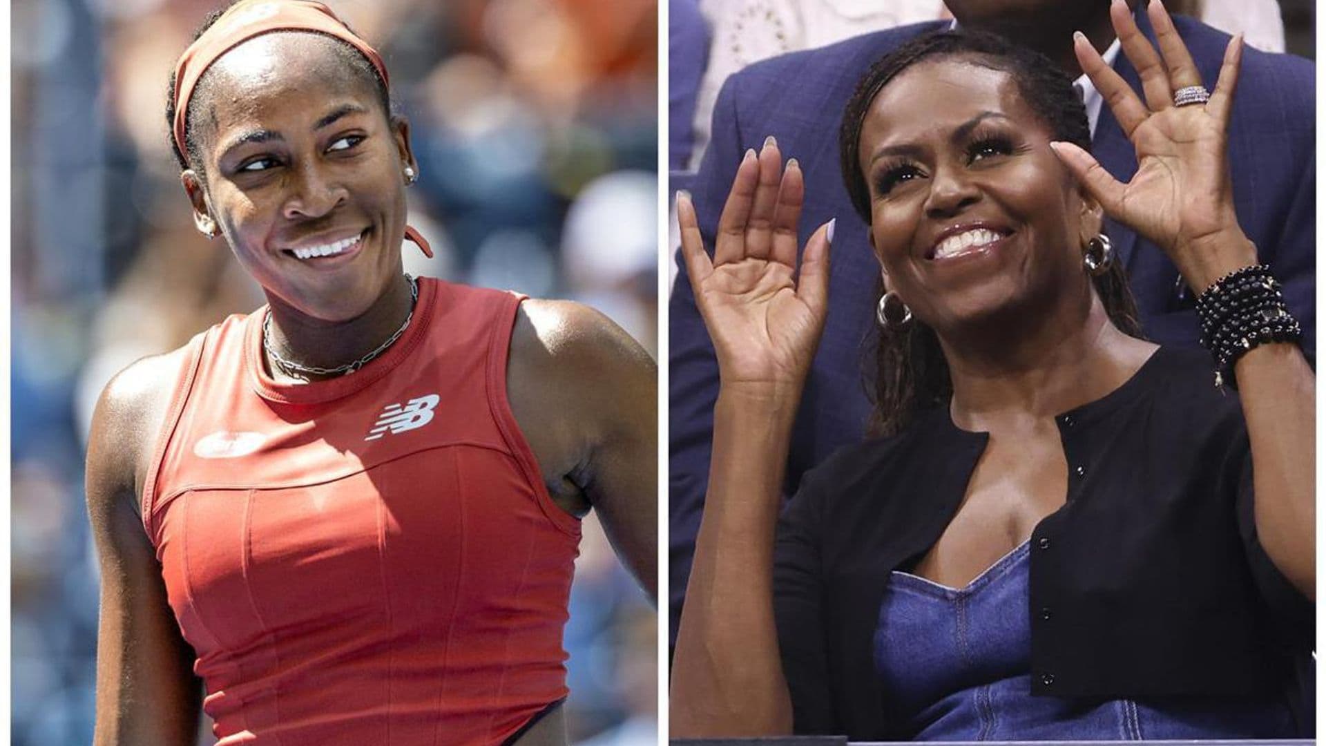 Coco Gauff said the Obamas helped her to calm down during ‘frustrating’ US Open match